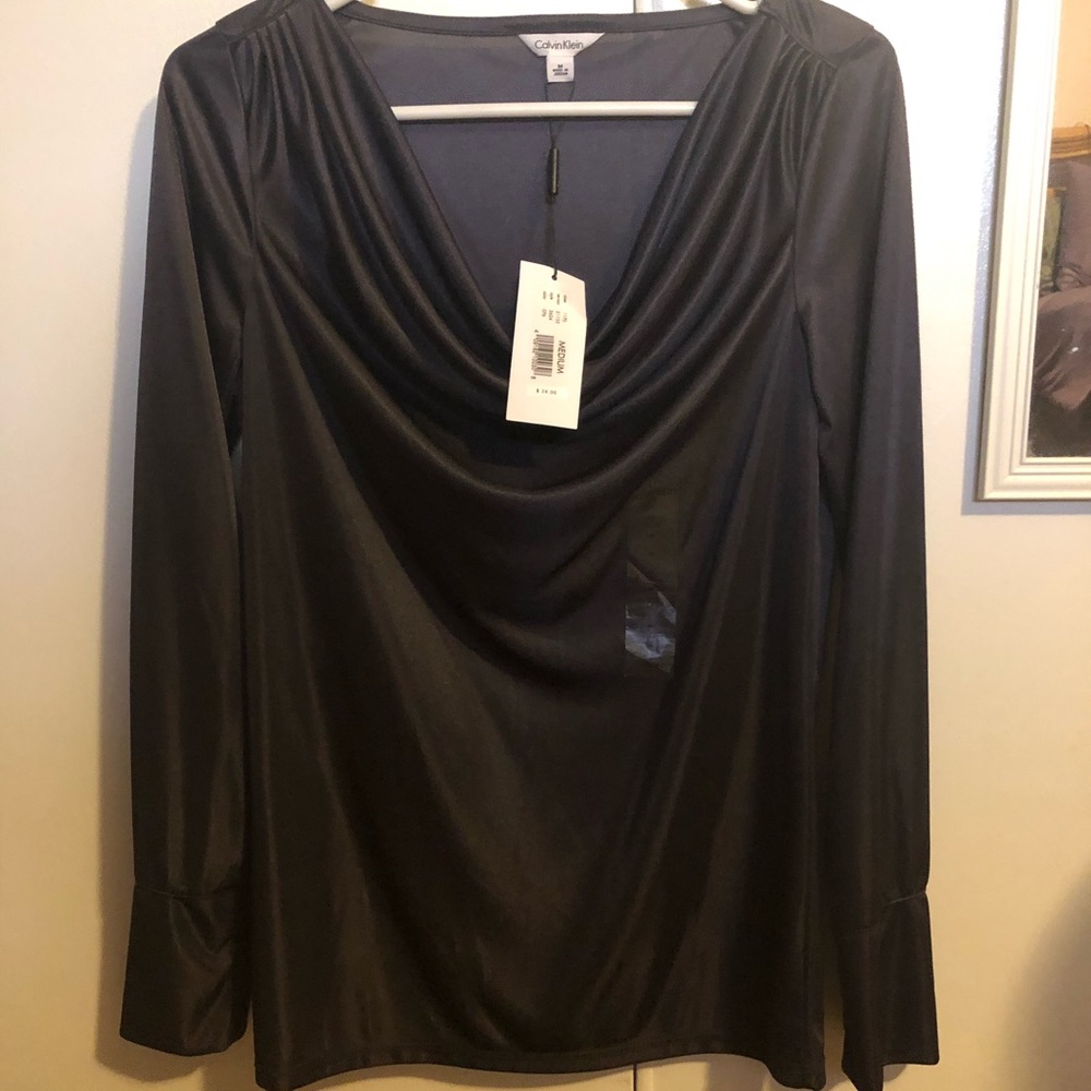 Calvin Klein Dark Grey Top